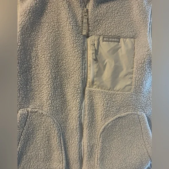 Columbia Cabincore Cozy Sherpa Vest Women’s Medium - Picture 3 of 5